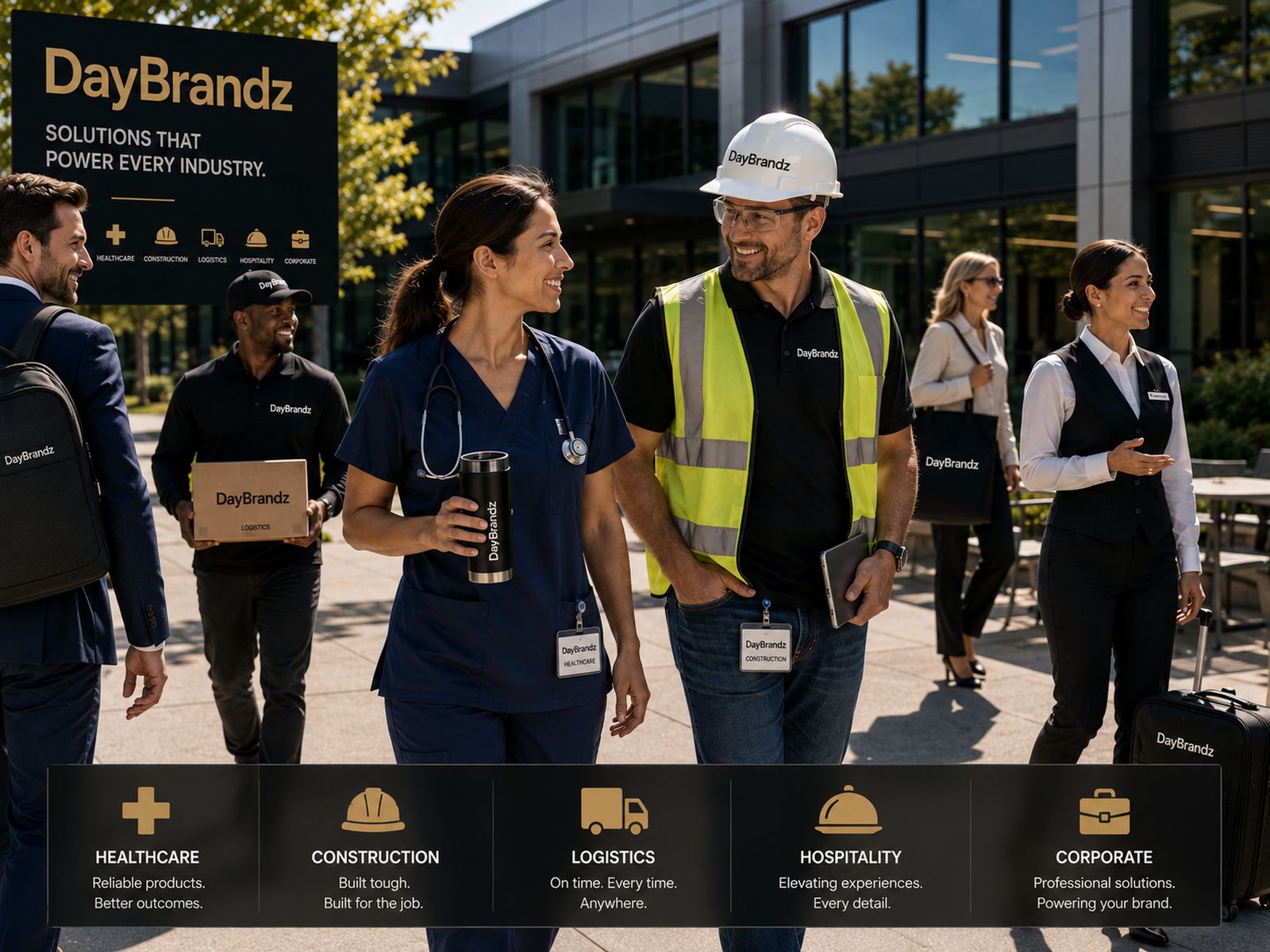 Teams across healthcare, construction and hospitality